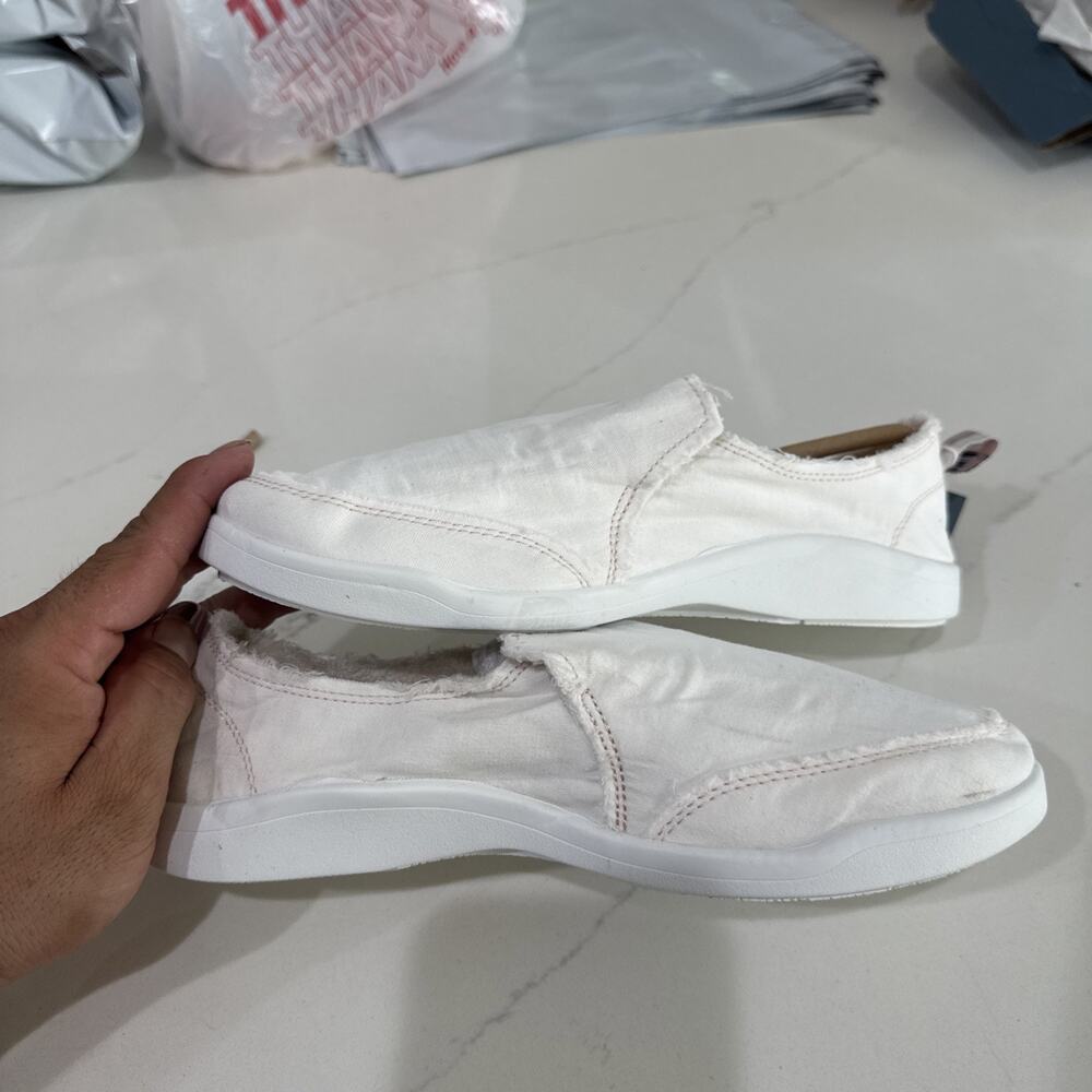 Vionic Beach Malibu Sneaker Pink Canvas Supportive Comfort Shoe Casual 8 - Picture 6 of 12